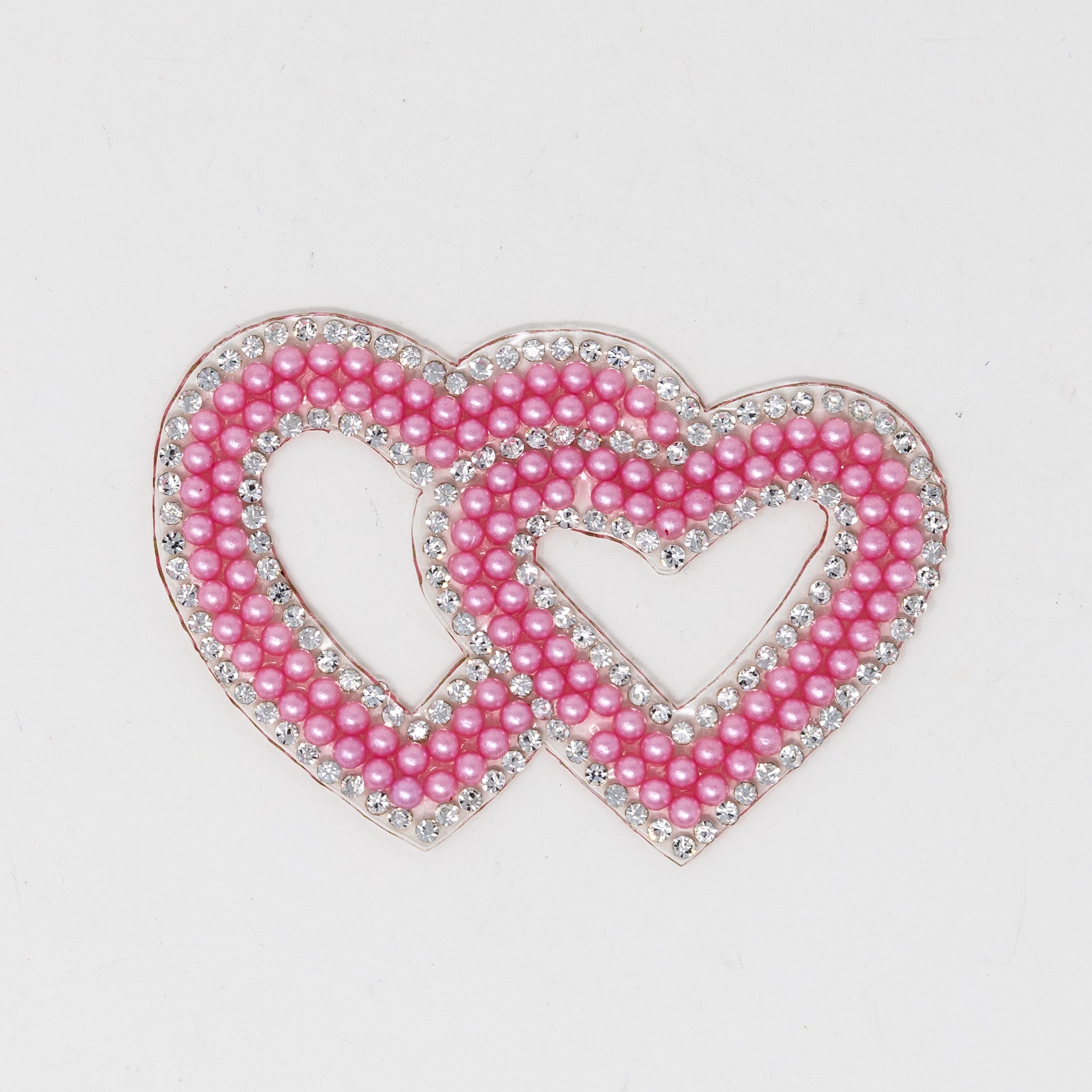 Pink Hearts Applique