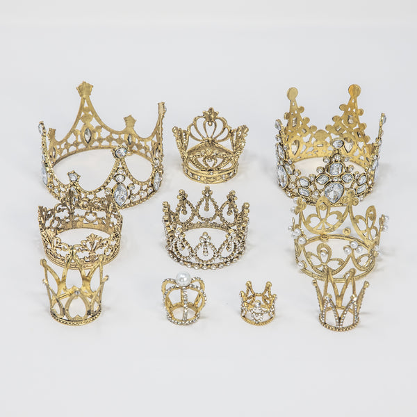 Mini Crowns Pack Antique Bronze - Totally Dazzled