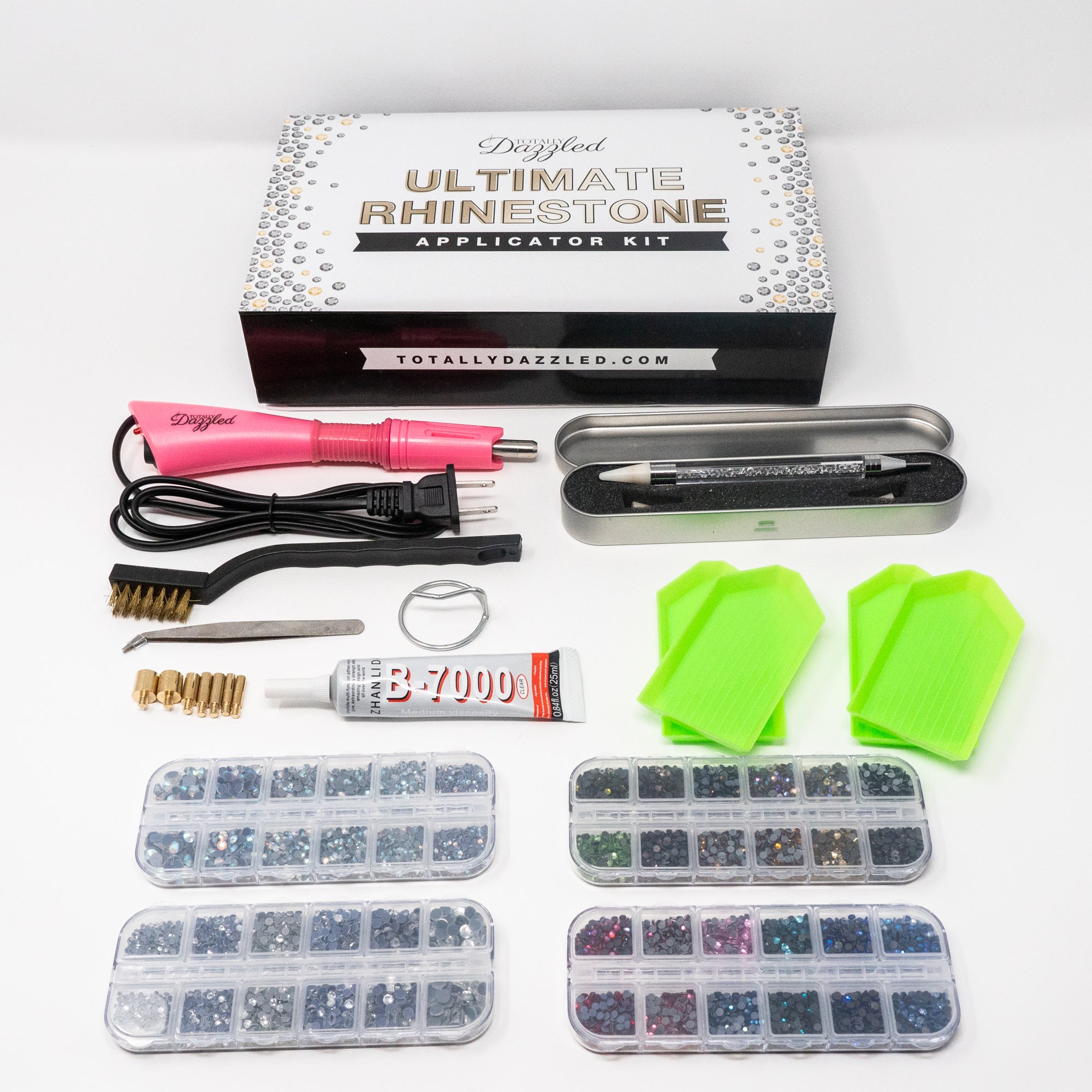 Bling it On - Rhinestones and Studs Application Bedazzler Tool Kit