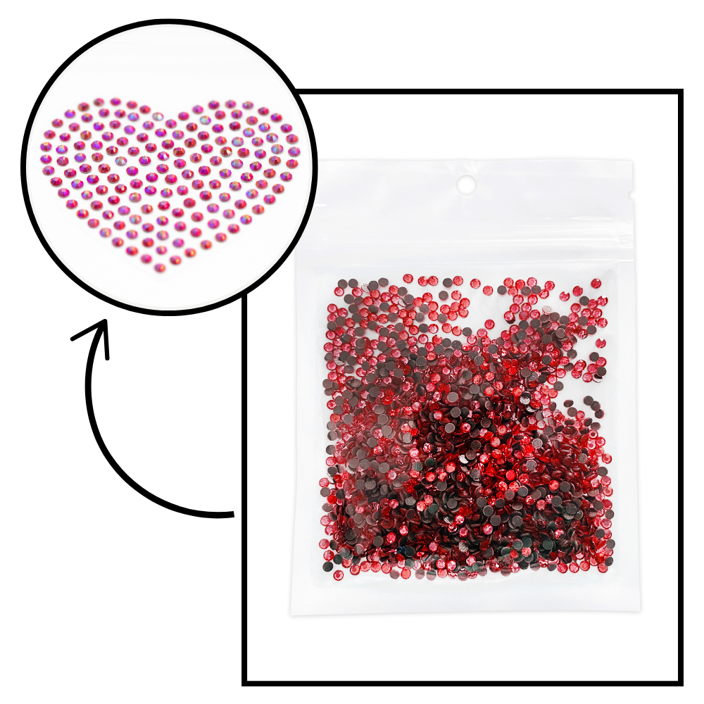 Ruby Hotfix Rhinestone Bulk Pack