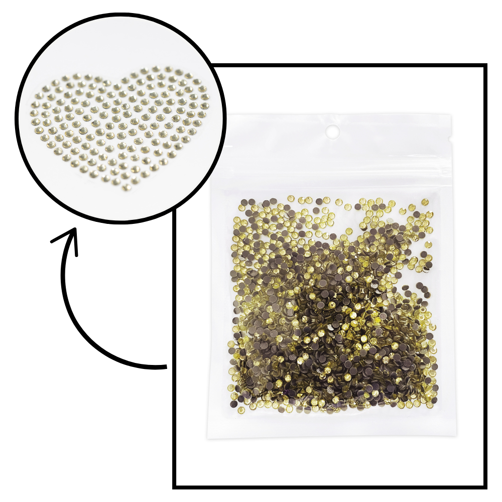 Yellow Hotfix Rhinestone Bulk Pack