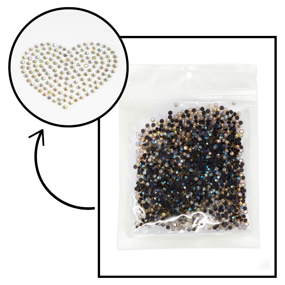 Yellow Shimmer Hotfix Rhinestone Bulk Pack