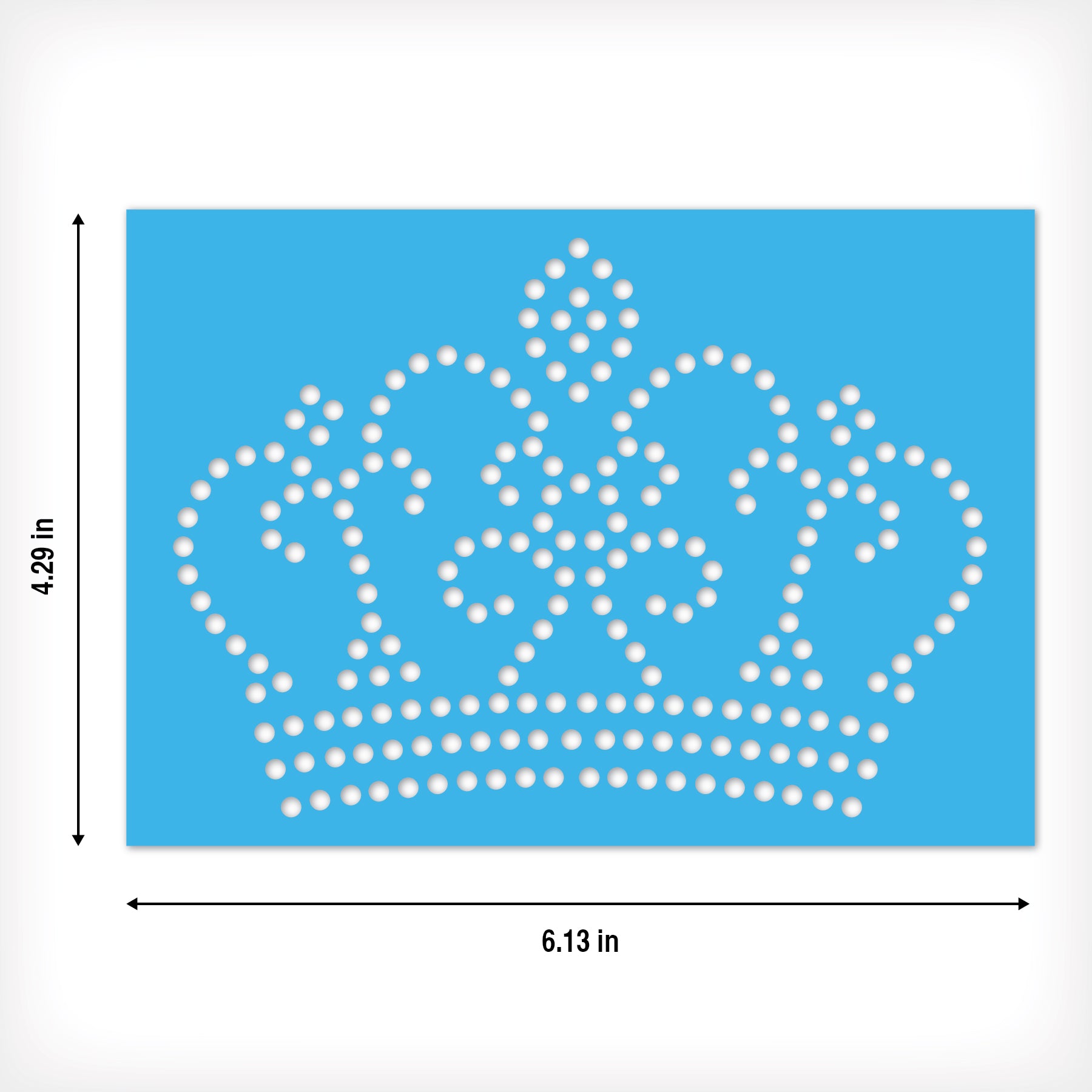 Crowns Rhinestone Stencil Set of 11 |Only $3.63 each