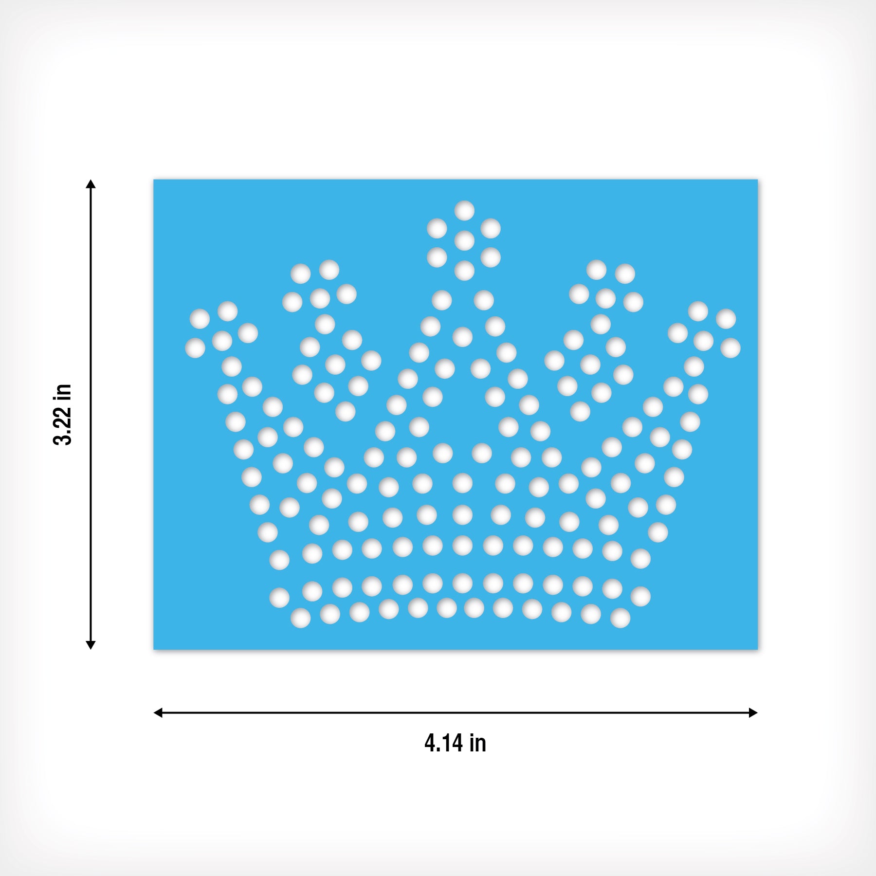 Crowns Rhinestone Stencil Set of 11 |Only $3.63 each