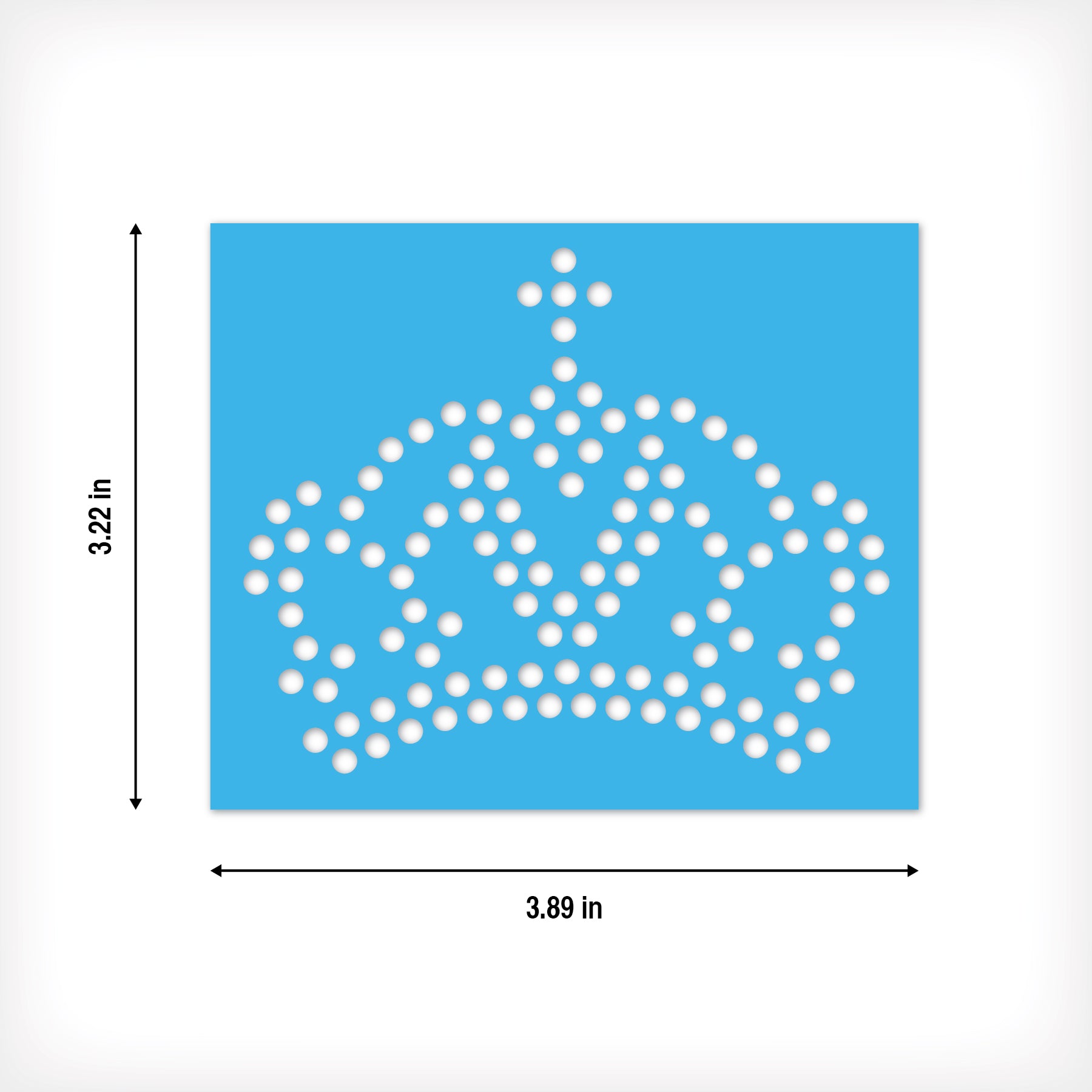 Crowns Rhinestone Stencil Set of 11 |Only $3.63 each