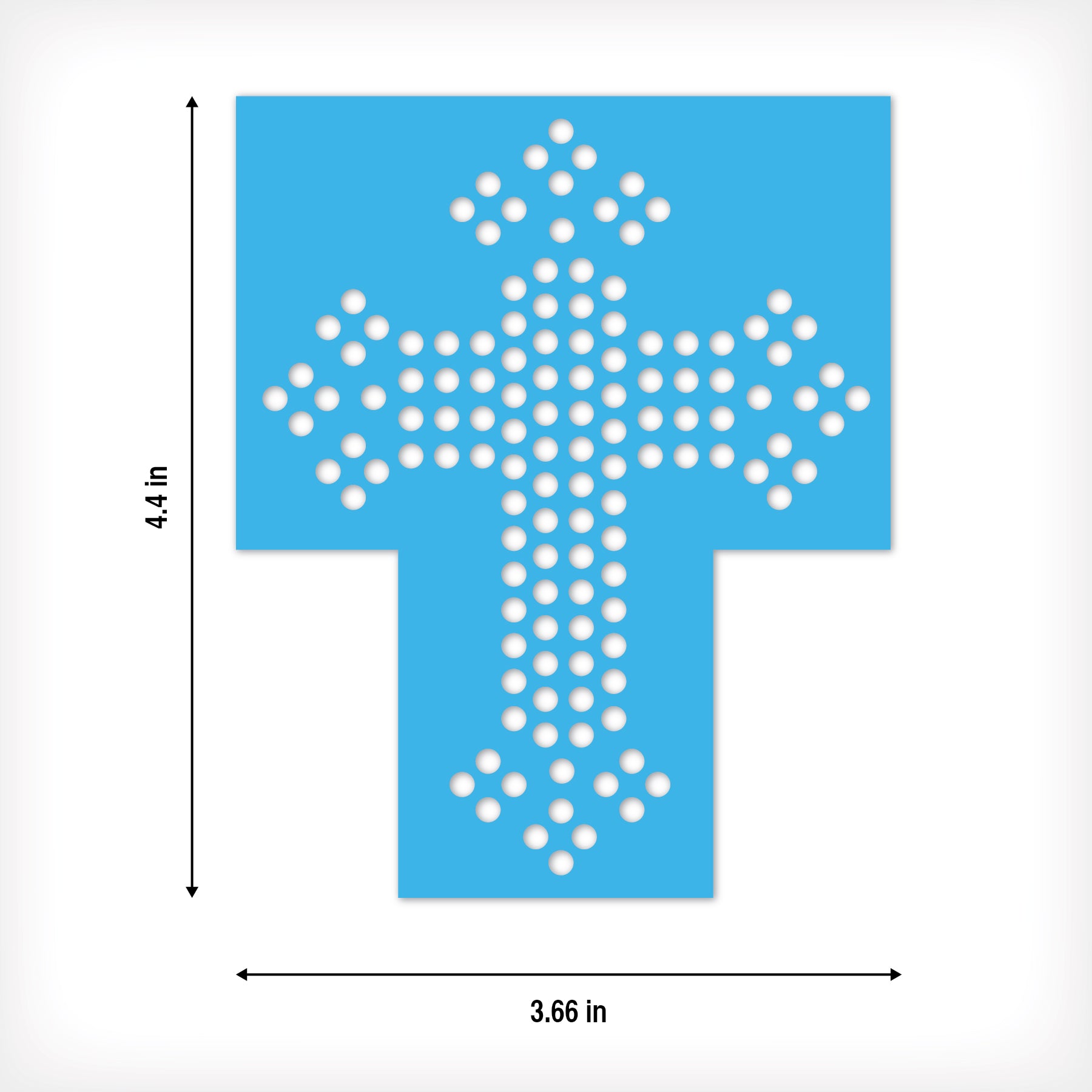 Faith Rhinestone Stencil Set of 12 | Only $3.33 each