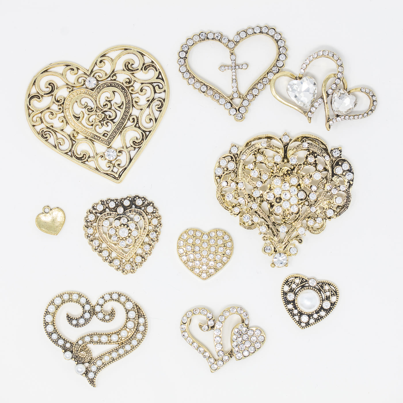 Gold Bulk Rhinestone Embellishments for Crafts | Save up to 50% ...