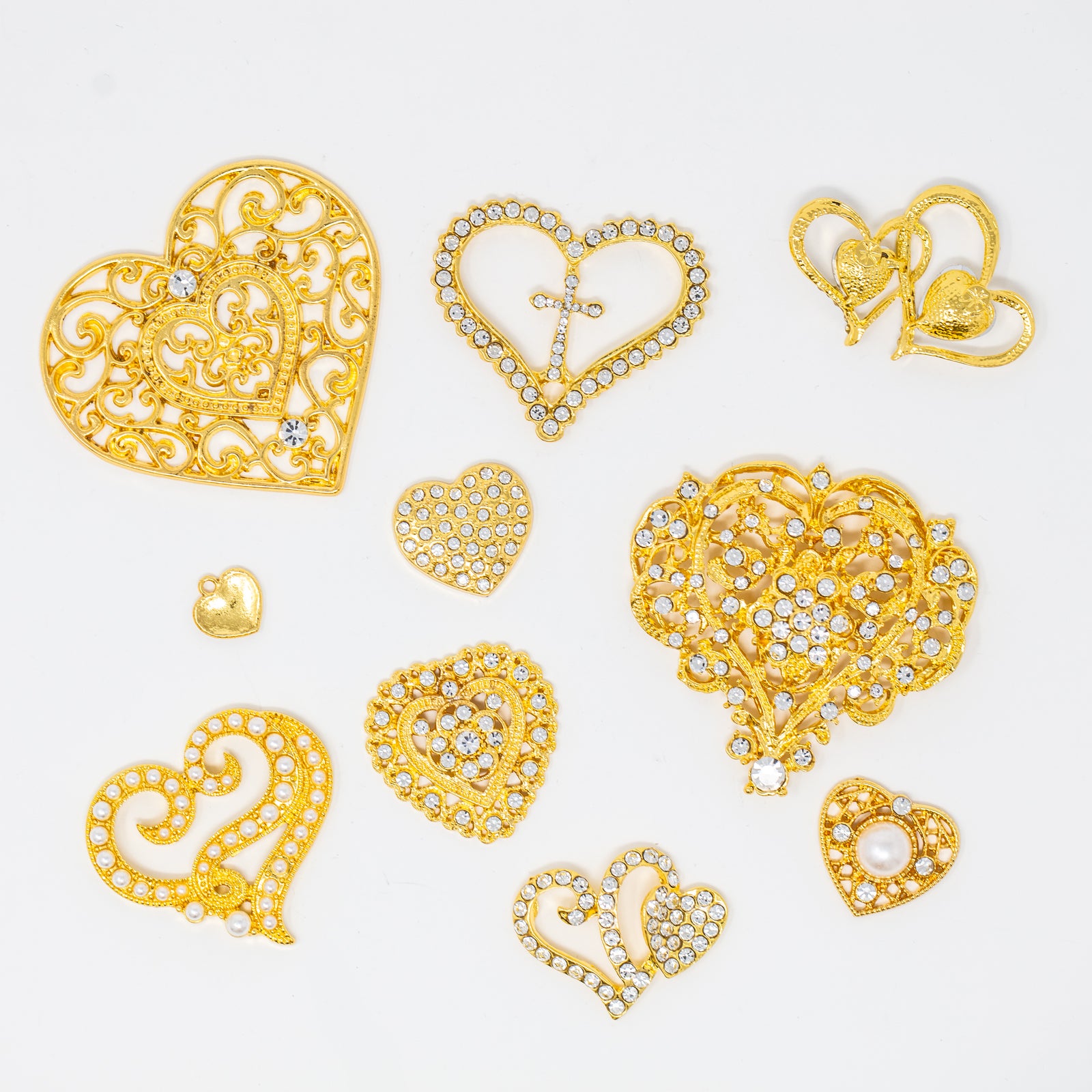 Gold Rhinestone Applique  Anastasia - Totally Dazzled