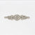 wholesale silver and rhinestone appliques iron on for dresses bridal dance costumes